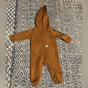 Baby Carhartt Fleece Zip Front Coverall